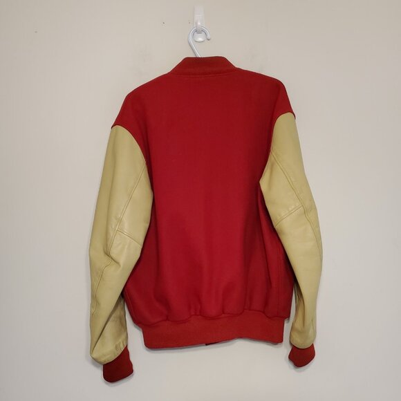 Vintage Worldwide Pants David Letterman Late Show wool varsity jacket size XL - Picture 2 of 9